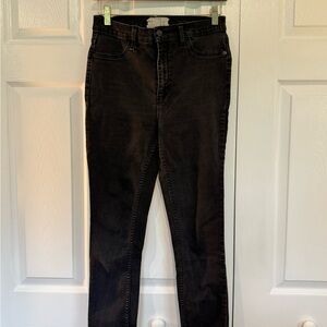 Free People Charcoal Denim Jeans